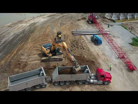 Sanford Dam Restoration Work | Four Lakes Task Force
