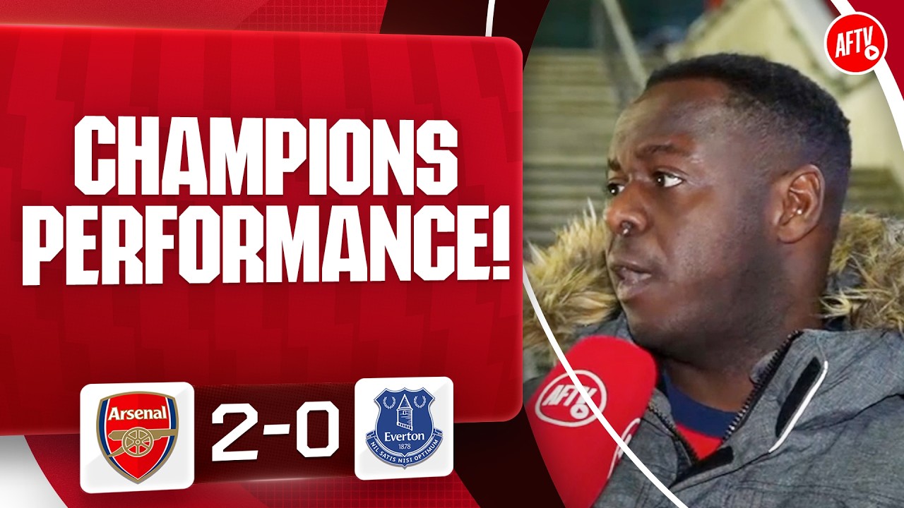 A Champions Performance! (Jason) | Arsenal 2-0 Everton