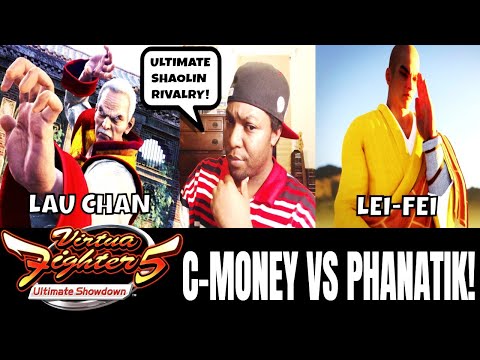 VF5US- SHOWDOWN WITH PHANATIK! (Virtua Fighter 5: Ultimate Showdown)- Lau Chan VS Lei Fei Gameplay.