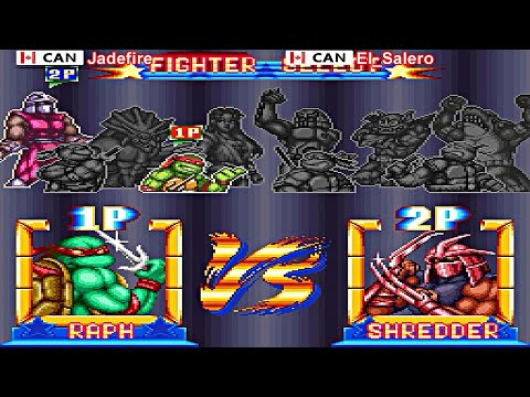 Teenage Mutant Ninja Turtles - Tournament Fighters Championship Edition - Jadefire vs El_Salero