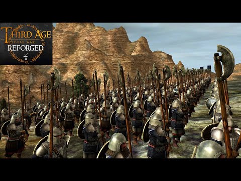 THE MARCH OVER THE MISTY MOUNTAINS (Mountain Battle) - Third Age: Total War (Reforged)
