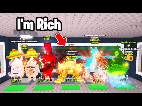 I DUELED My CERBERUS To Get CRAZY RICH In Roblox..