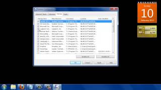Disable or Remove Startup Programs in Windows 7
