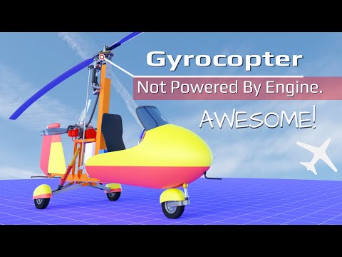How Gyroplanes Fly ? 3D Animation