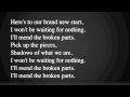Måns Zelmerlöw - Broken Parts - Lyrics - HD 