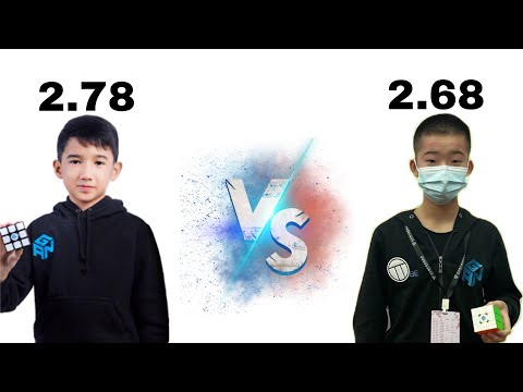Leo Borromeo VS Ruihang Xu || 2 SECOND SOLVE #Leo #ruihang