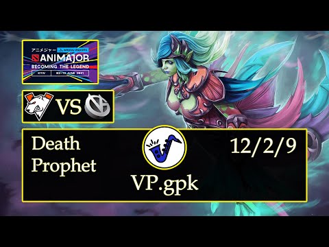 Death Prophet Dota 2 - VP.gpk - 12/1/9 - Mid Lane / Pos 2 - Virtus.pro VS Vici Gaming - AniMajor
