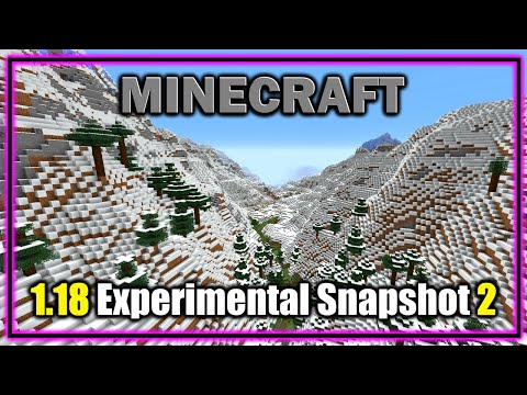 The New Minecraft Terrain Generation is Amazing! | 1.18 Caves and Cliffs Experimental Snapshot 2!
