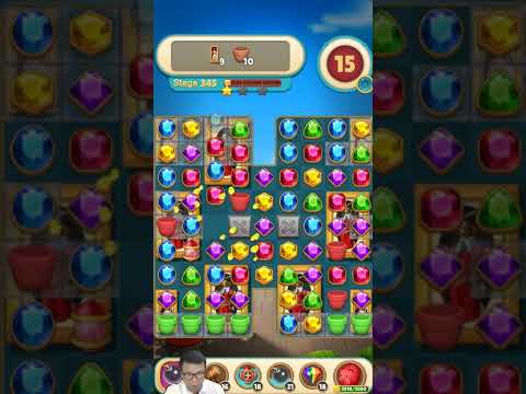 Jewel Friends : Match3 Puzzle Level 341 - 345 Walkthrough