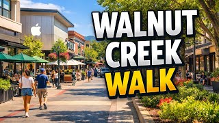 Walnut Creek, California 4K Walk: Broadway Plaza & Main St.