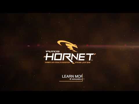 Hornet Amber LED Stealth Rooftop Strobe Light Bar #strobelights #worktruck #roadsafety