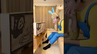Cardboard accessories break down！#asmr