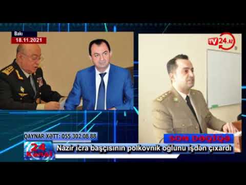 Nazir icra başçısının polkovnik oğlunu işdən çıxardı