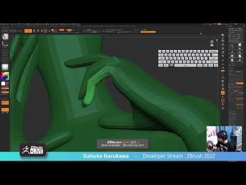 [JA & EN] LIVE Look Into ZBrush 2022! - 1からアンティークな椅子と司祭を作ろう - Daisuke Narukawa