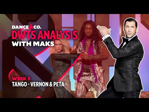 DWTS MAKS ANALYSIS: Week 5 - Vernon Davis & Peta Murgatroyd's Tango