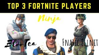 fortnites top players ninja blootea fnatic - blootea fortnite