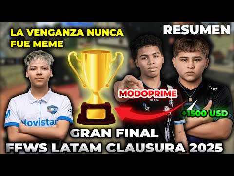DAVID ACTIVATES THE PRIME! SEBAS AND LOPEZ DO IT AGAIN! GRAND FINAL OF THE FFWS LATAM CLAUSURA 20...
