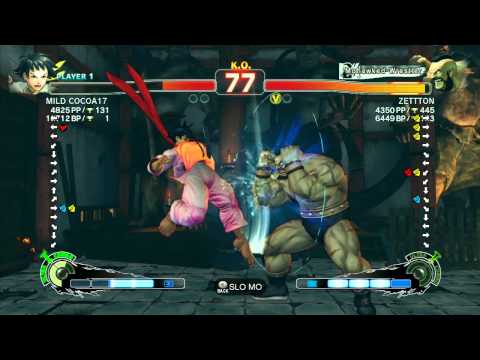 SSF4 AE: Chiba (Makoto) vs ZETTTON (Zangief) - Ranked Match (720p HD)