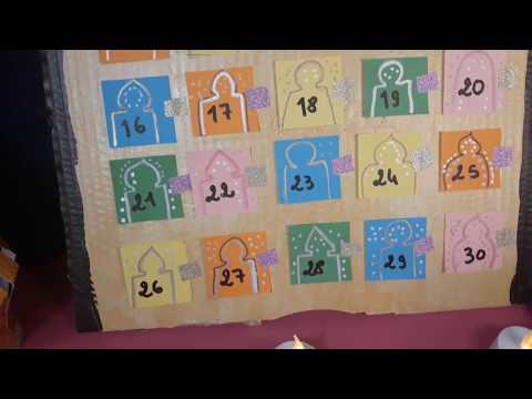 calendrier pour le mois du Ramadan 2020.Ramadan month calendar