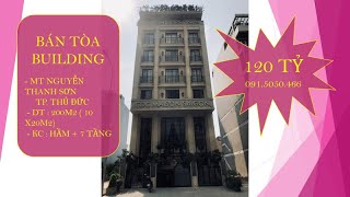 BÁN CHDV  BUILDING - MT NGUYỄN THANH SƠN TP. THỦ ĐỨC