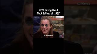 Ozzy Osbourne’s HILARIOUS Answer on Why He Got Kicked Out of Black Sabbath 😂 #ozzyosbourne  #ozzy
