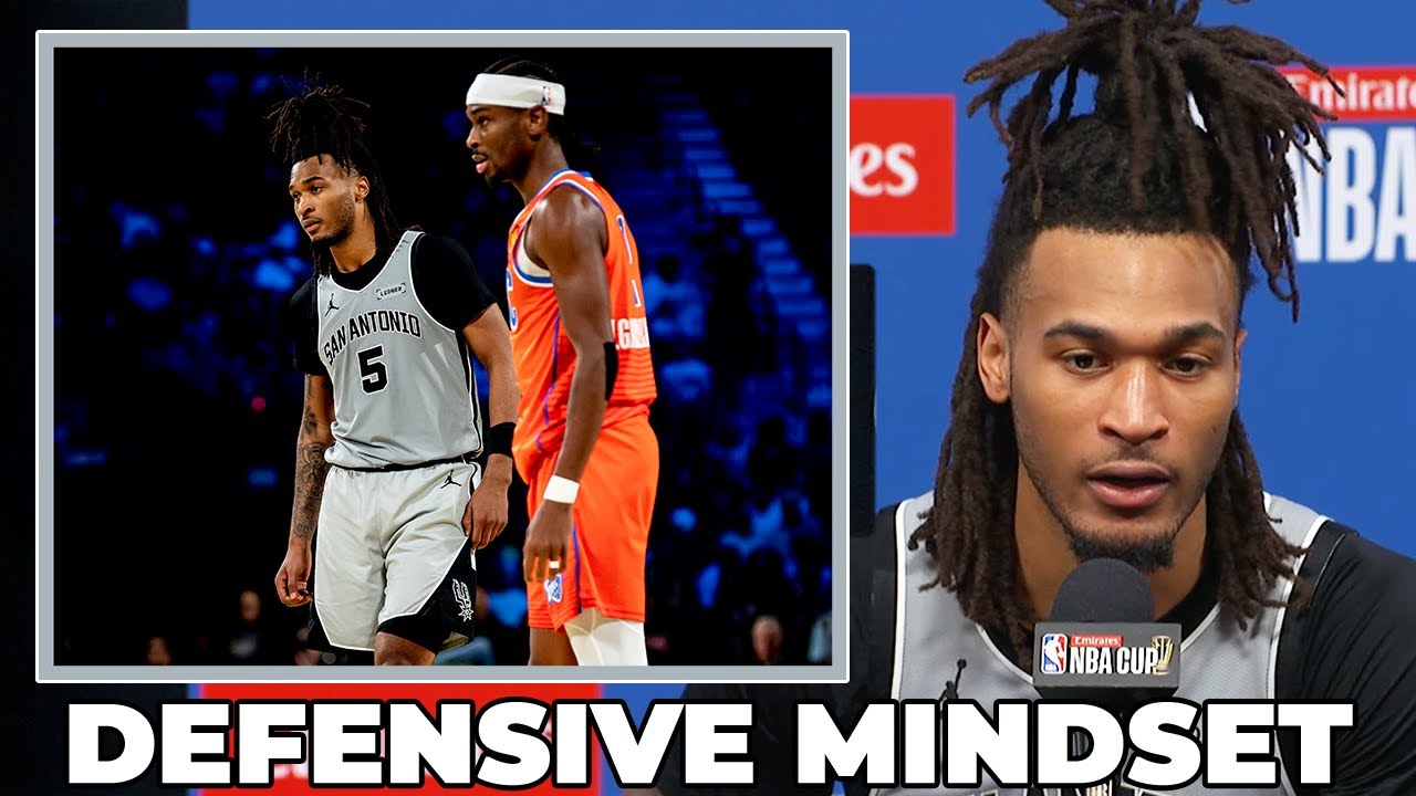 Stephon Castle on Advancing to NBA Cup Championship Game