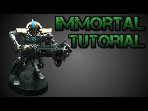How to paint Necron Immortals - Nihilakh Dynasty Tutorial