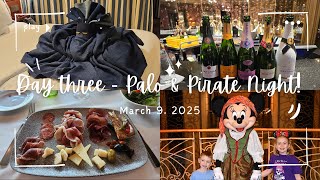 Day 3 on the Disney Fantasy: Palo and Pirate Night - Disney Cruise Line, March 2025