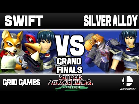 [Melee] Swift (Falco/Fox/Marth) VS Silver Alloy (Sheik/Marth) | Grid BiWeekly Grand Finals