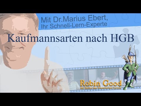 Kaufmannsarten nach HGB