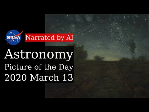 APOD: 2020-03-13 - Starry Night by Jean-Francois Millet (Narrated by Brian)