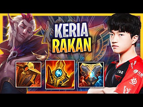 LEARN HOW TO PLAY RAKAN SUPPORT LIKE A PRO! | T1 Keria Plays Rakan Support vs Rell!  Season 2023