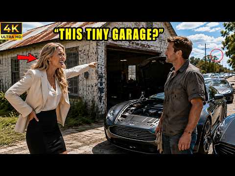 The Female CEO Mocked The Single Dad's Tiny Garage… Then 30 Aston Martins Lined Up Outside