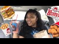 WENDYS MUKBANG STORYTIME I GOT WHOOPED IN FRONT OF THE CLASS