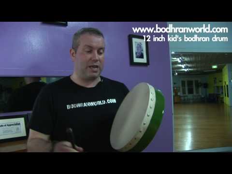 Kevin Kelly, Bodhranworld - 12 inch kid's bodhran drum