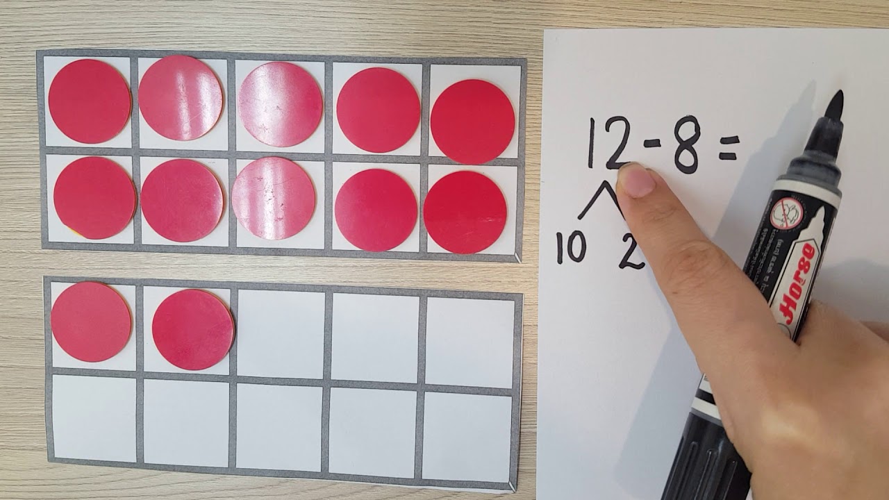 TAKE from 10 to subtract (within 20)