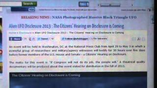 UFO AT OBAMA INAUGURATION CAUGHT ON LIVE TV??.MPG
