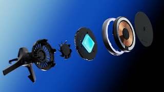 CQ3 Qi2 25W Cooling Car Mount Charger