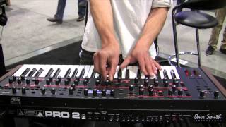 Video thumbnail for [NAMM] Dave Smith Instruments Pro 2 & DSM01 by Audiofanzine in English