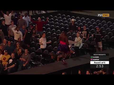 Heavyweight Boxer Curtis Harper Walks Out Of The Ring As Soon As The Fight Start!  Is He Scared
