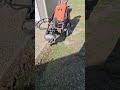 vibratory plow is the best way to put in line for underground irrigation.#bluesky#irrigation#