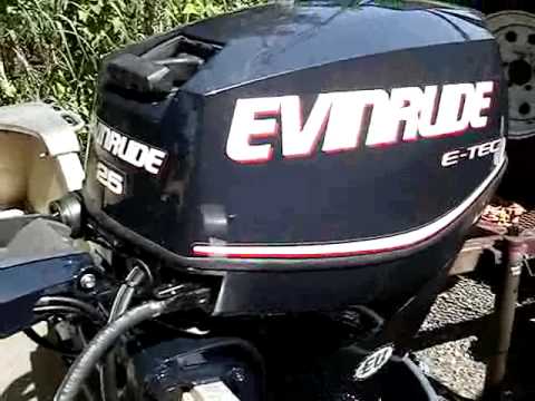 2010 Evinrude E-TEC 25 - First Start