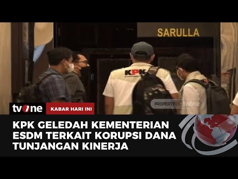 Dugaan Korupsi Dana Tunjangan Kinerja, KPK Geledah Kementerian ESDM | Kabar Hari Ini tvOne