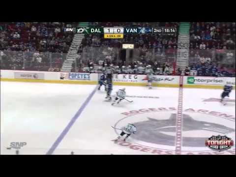 Canucks vs Stars Highlights 11/17/13