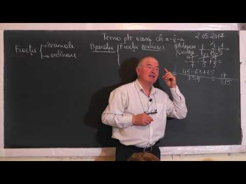 1/2 Lectia 1480 - Numere fractionare: Zecimale | Ordinare Transformari Operatii cu fractii - Clasa 5