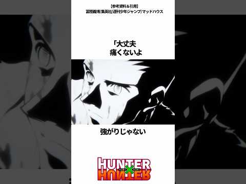 【HUNTER×HUNTER】ピトーへのトドメに全てを捧げるゴンをとめたかったキルア #ハンターハンター #hunterxhunter #アニメ #雑学