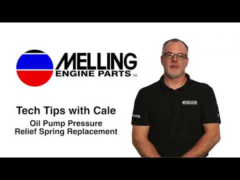 How to replace the oil pump bypass pressure spring in GM LS & similar designed oil pumps
