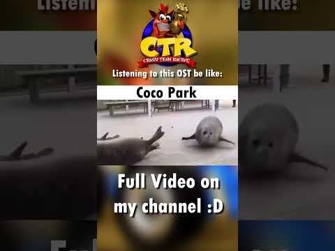 Listening to Crash Team Racing OST be like: #shorts