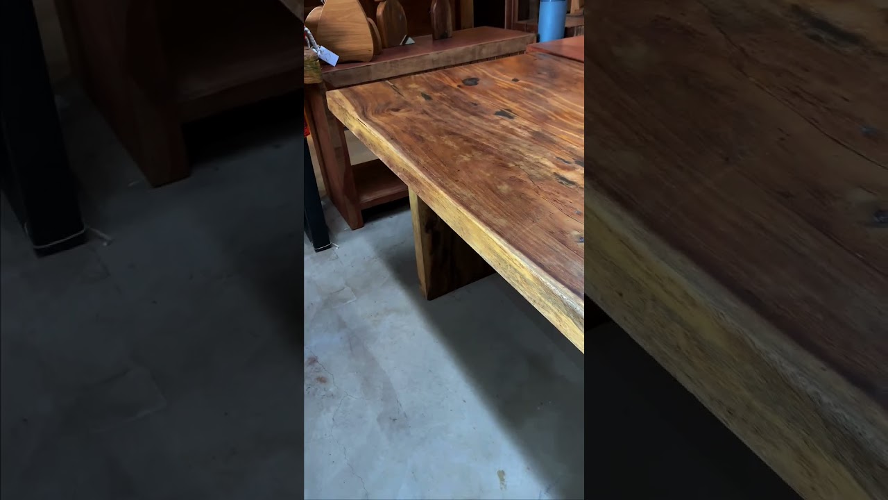 Mesa Rústica Retangular em Teka