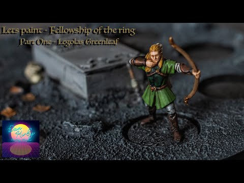 Let's Paint - The Fellowship of the Ring - Part 1, LEGOLAS GREENLEAF.